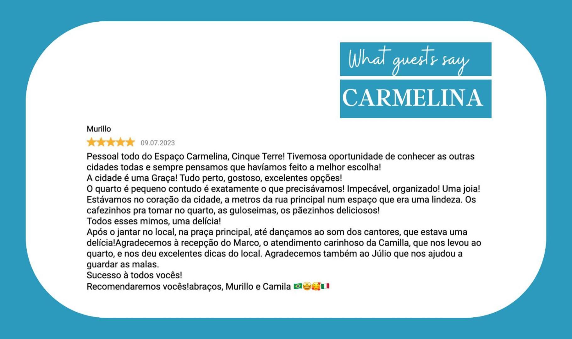 Carmelina Room Vernazza Zewnętrze zdjęcie