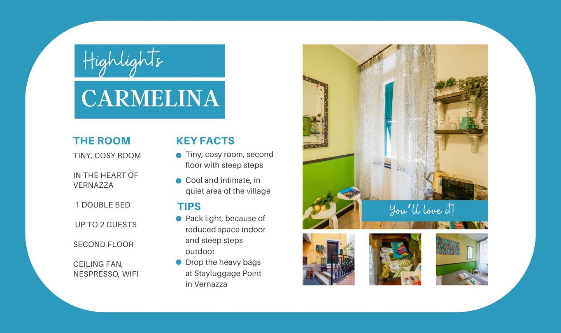 Carmelina Room Vernazza Zewnętrze zdjęcie